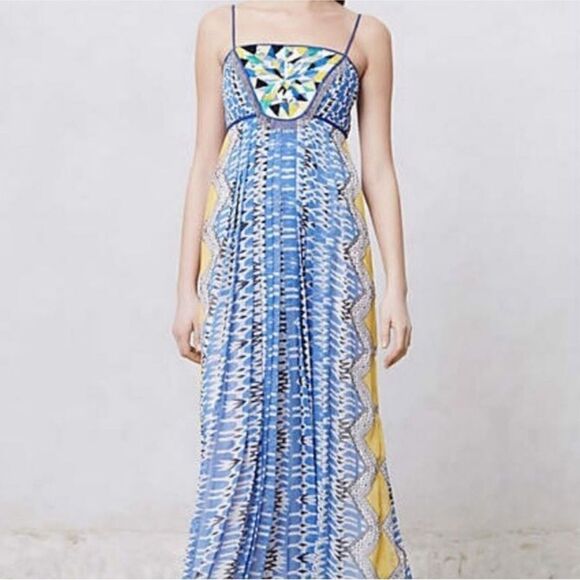 Ranna Gill Sunburst Maxi Dress Size XXS C17 - Picture 3 of 10